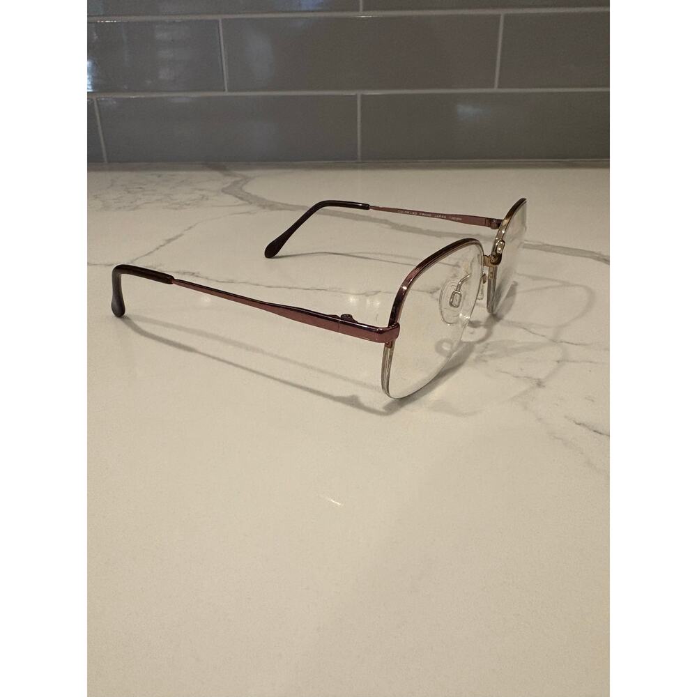 Charmant 4424 30mm Made in Japan‎ Color RO Frame Eyeglasses EUC